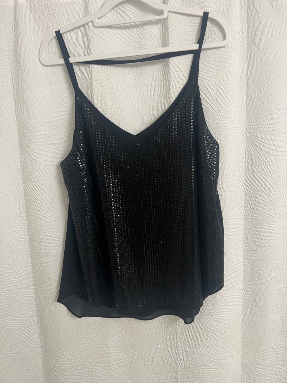 Portmans Black Sequin V-Neck Cami
